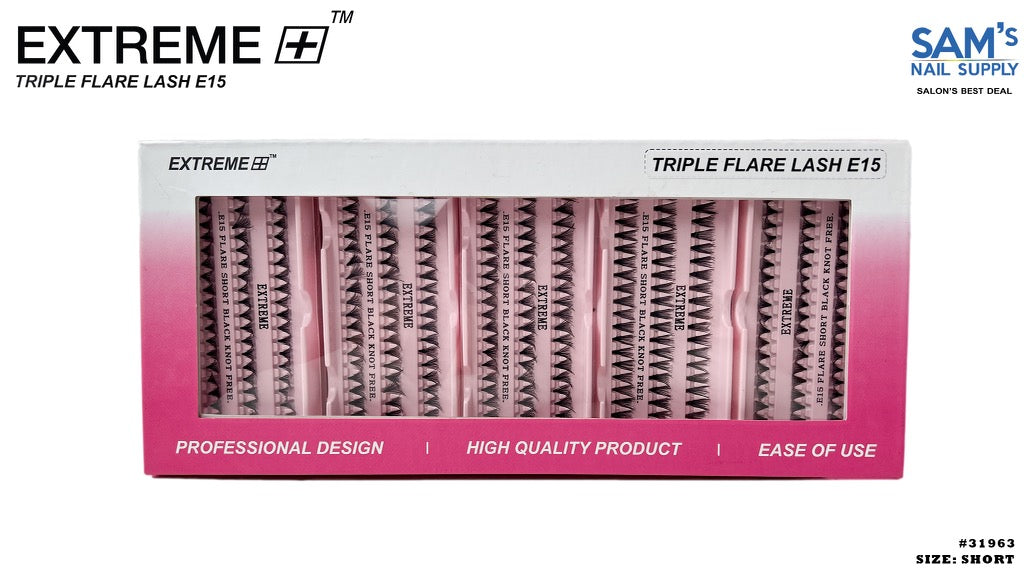 Extreme Triple Flare Lash E15 Short - Box