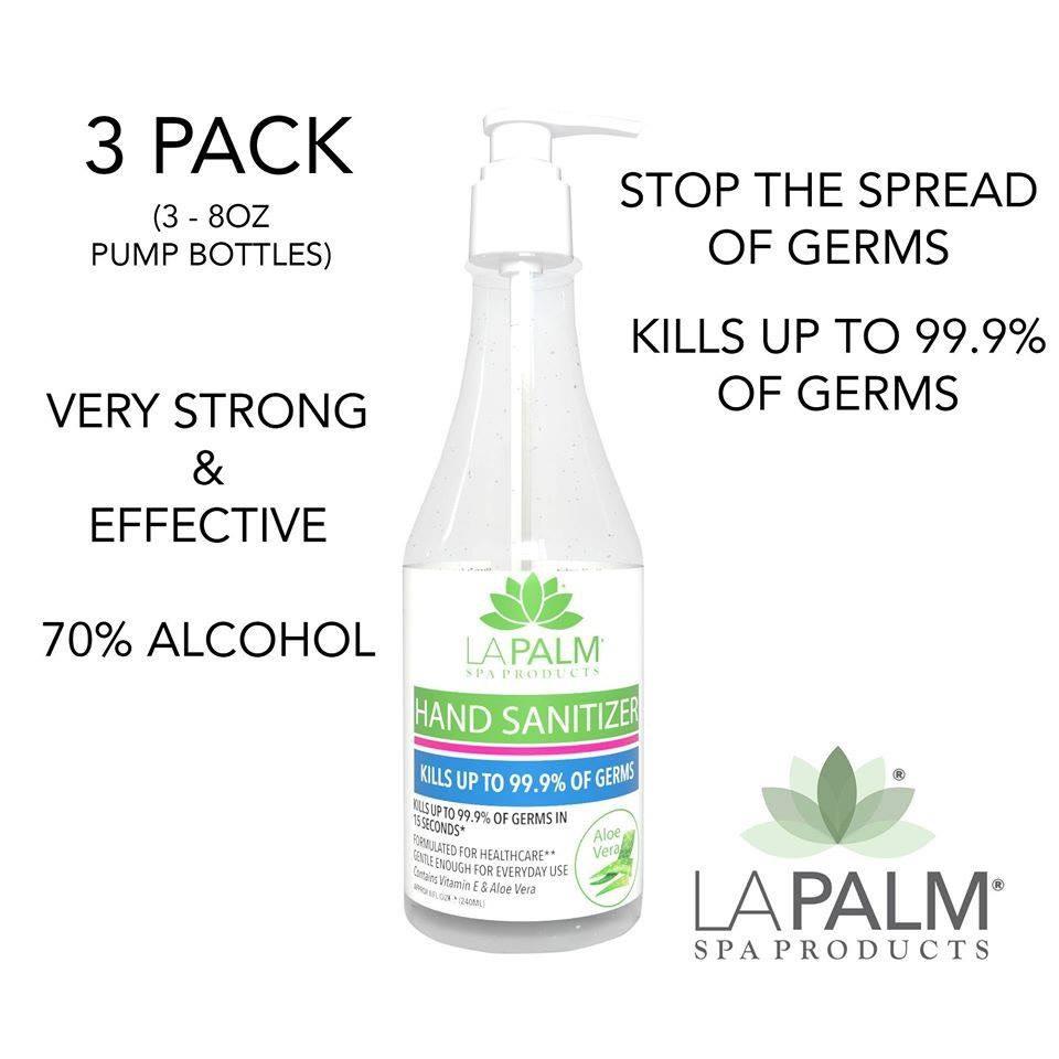 La Palm Hand Sanitizer 8oz