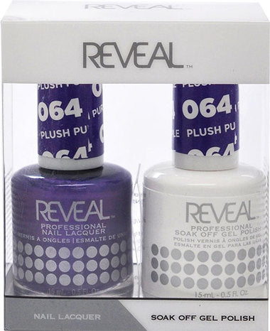 Reveal Duo Gel and Nail Lacquer Set - 064 Plush Purple