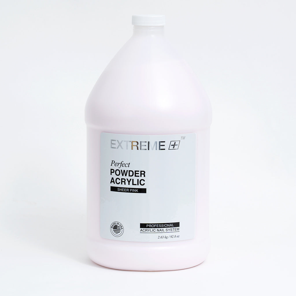 EXTREME+ Acrylic Nail Sculpting Powder 92.8 oz (1 Gallon) - Sheer Pink