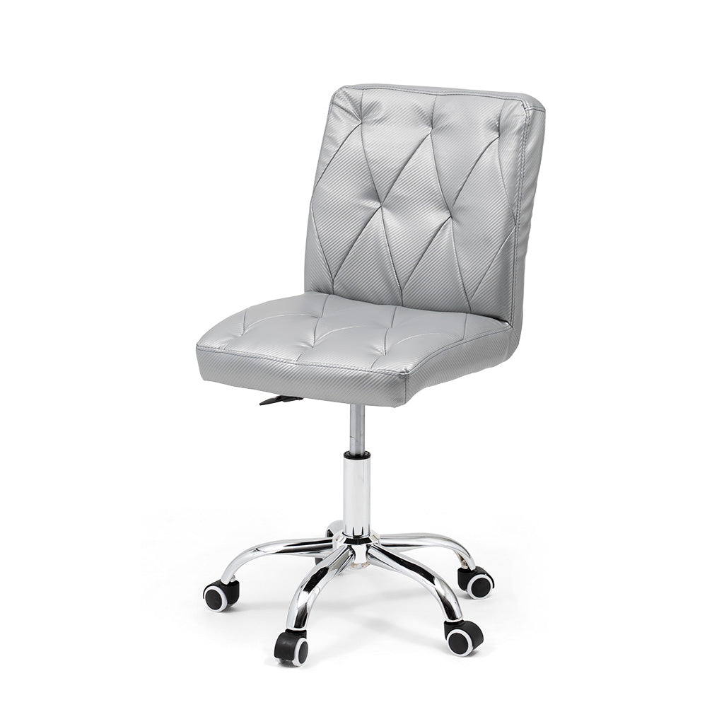 Technician Stool 630 Manicure Carbon Fiber - Gray